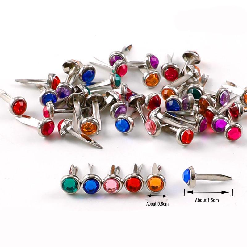 Цветные детские ручной работы гвоздики с раздвоенными ножками для DIY декора