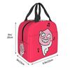 Funky Apeach Insulated Lunch Bag for Women Office Cooler Thermal Food Box Tote Portable Lunch Boxes Container