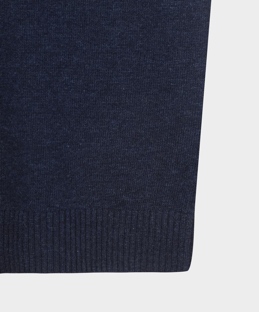 BROOKS BROTHERS Wool Solid Pullover (Navy) (Bbwrmof413)