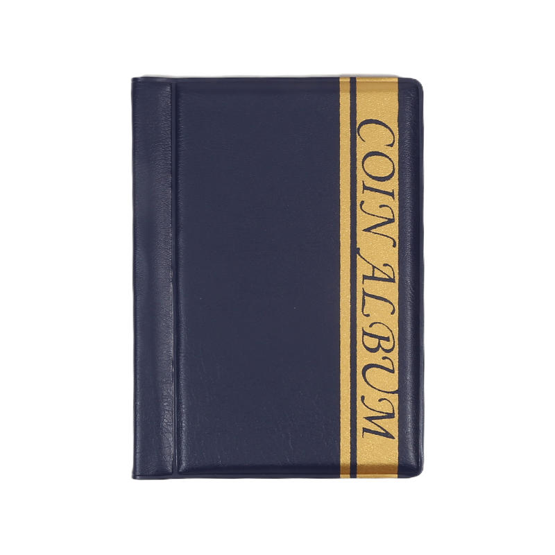 Альбом для коллекции монет на 120 карманов для хранения юбилейных пенни, органайзер с прозрачными страницами, идеально подходит для коллекционеров монет и нумизматических подарков