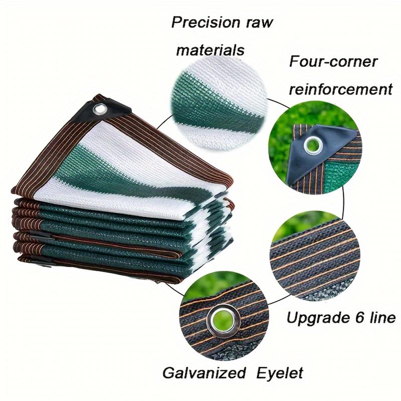 1шт солнцезащитная сетка перфорированная сетка для уединения садовые принадлежности четырехугольный тент солнцезащитный экран навес балкон 6 размеров