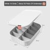 New 1PC Underwear Storage Box Home Compartment Bra Underwear Socks Three-in-one Organizer Artifact Drawer Box