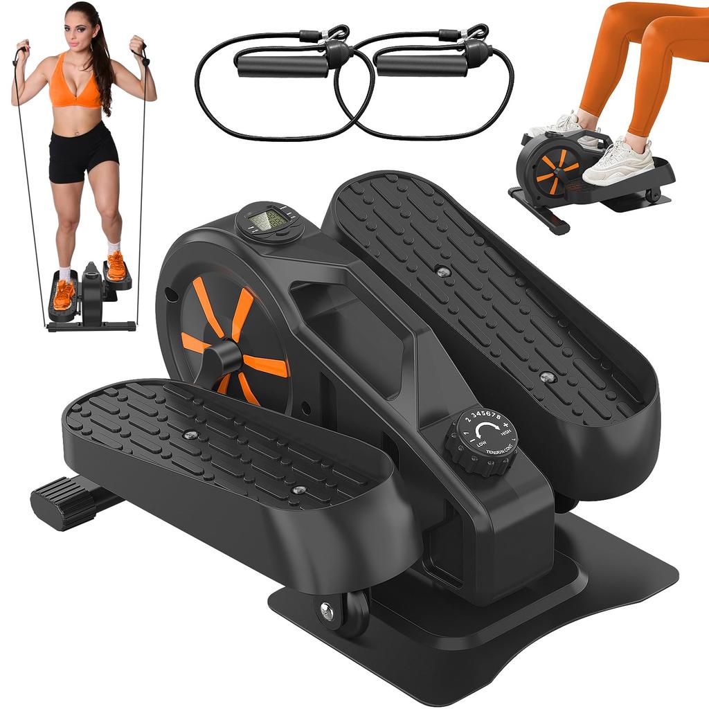 Stepper Quiet Exercise Bike with Magnetic Ideal for Home Aerobic and Seniors 2-Way Bike, Standing/Sit-Down, Resistance, Fitness, Dieting, Exercise,