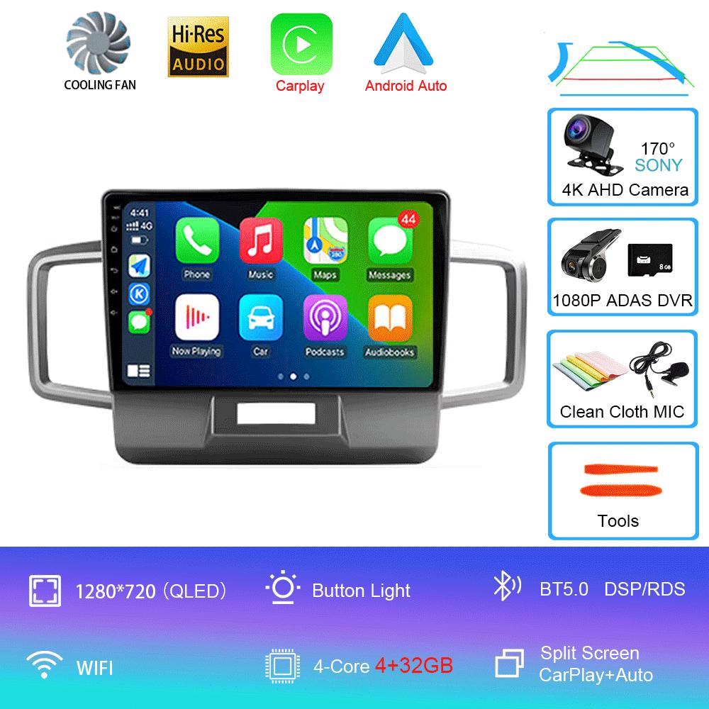 Автомобильное радио Android 13 CarPlay для Honda Freed 1 Spike 2008-2016 Мультимедийный видеоплеер 2din Навигация Стерео Головное Устройство Auto DSP