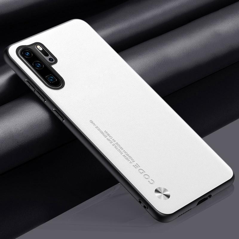 Роскошный чехол из искусственной кожи для Huawei P30 Pro, задняя крышка, матовый силиконовый чехол для телефона с полной защитой для Huawei P30 P30Pro Coque
