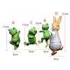 Decoration Simulation Model Frog Rabbit Statue Animal Figurines Hanging Ornament Frog Sculpture