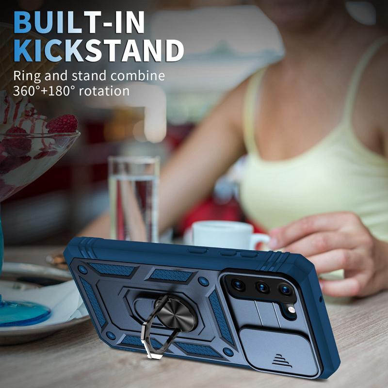 Противоударный чехол Volledige Beschermende со стандартным чехлом для Samsung iPhone Mix-Kleur Armor, резиновый чехол