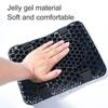 Motorcycle Honeycomb Gel Seat Cushion 3D Mesh fabricComfort Damping Absorbing Pressure Motorcycle Relief Breathable Seat Cushion