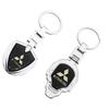 1pcs new metal Zinc Alloy Car KeyChain sticker Key Chain Keyring Key Ring Creative Emblem Auto Badge accessories For Mitsubishi
