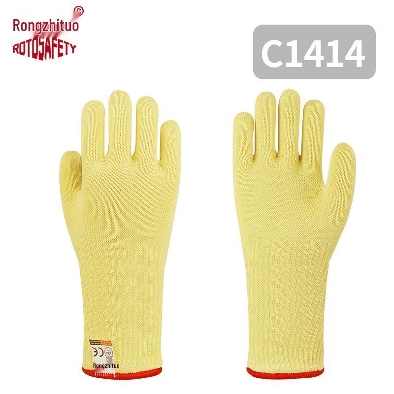 Огнеупорные Термостойкие Гибкие Арамидные Перчатки - Защита от Высоких Температур и Порезов