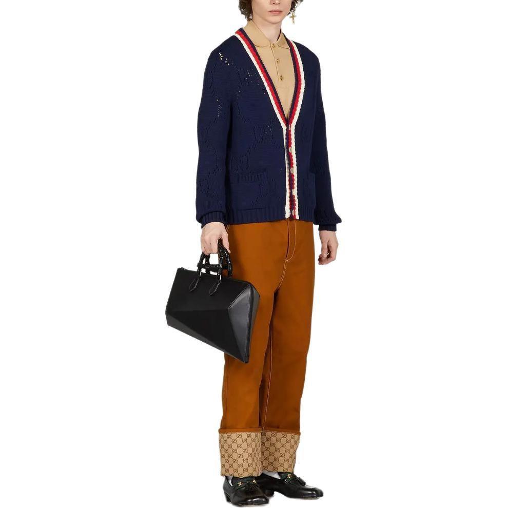 Gucci Свитер мужской SS23 Темно-синий 740503-XKC4L-4804
