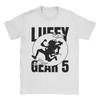 Luffy Gear 5 Ones Pieces T Shirt Men 100 Cotton Vintage TShirt O Neck Tees Short Sleeve Clothes Plus Size
