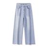 Jeans for Men and Women, High-end, Loose Straight, Gender-free Washable, All-match Wide-leg Pants