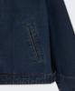 Musinsa Standard Denim Zip-Up Work Jacket [Dark Blue]