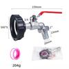 Прочный адаптер для крана IBC-бака S60*6 с крупной резьбой на 1/2'' 3/4'' соединительный элемент для замены клапана для сада и дома кран