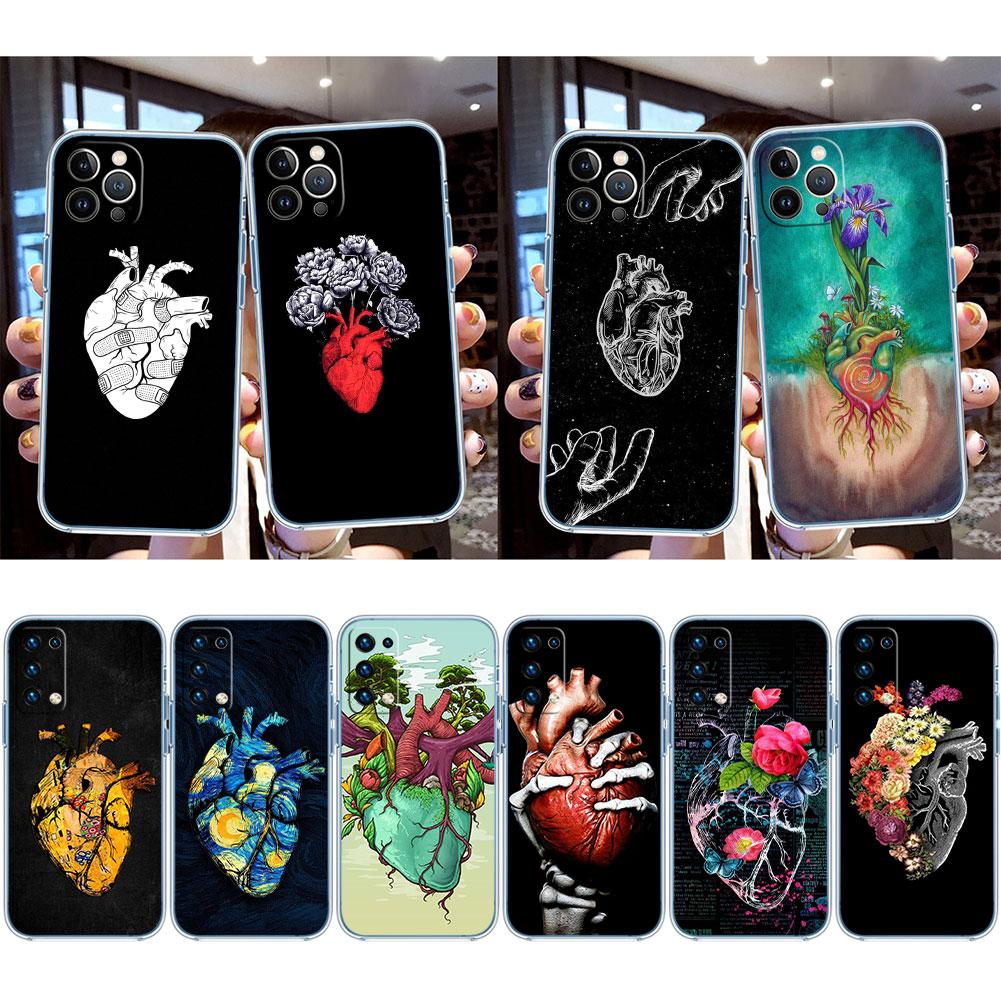 Прозрачный чехол для телефона Calm Heart Art для Motorola Moto G40 G04 G05 One Ace Action Fusion + Plus Hyper Macro Vision Zoom