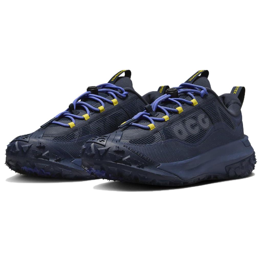 Nike ACG Mountain Fly 2 Low GORE-TEX Midnight Navy Мужские кроссовки синие темно-обсидиановые персидско-фиолетовые HF6245-400