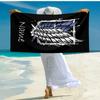 Personalized customized proof beach towel with Attack on Titan  pattern - soft, absorbent, quick-drying, perfect swimming, camping&bathing