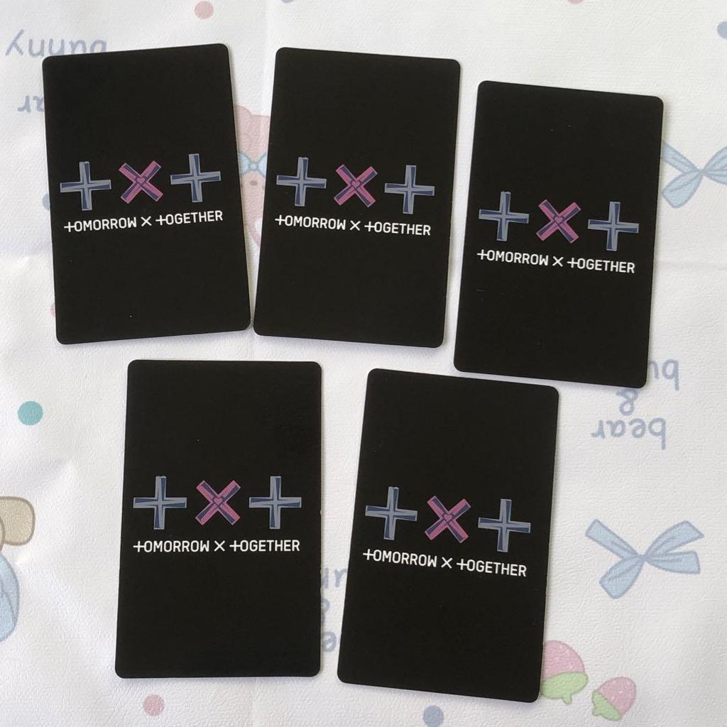 [USED] TXT 2nd FIGHT Chinese OR ESCAPE Bonus 5 Trading Cards