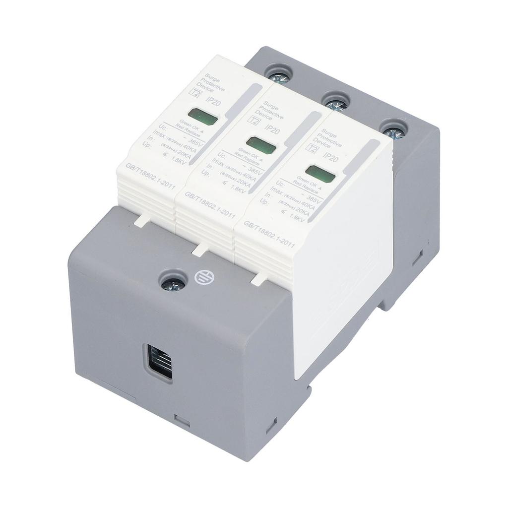 Устройство защиты от импульсных перенапряжений BERM Разрядник УЗИП Защитник электрической цепи 380В 3P40KA