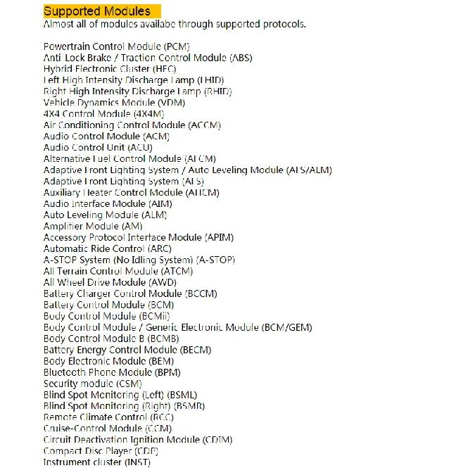 ELS27 FORScan V2.3.43 OBD2 Scanner PIC24HJ128GP FTDI Mircochip ELS 27 Multi Language ELS27 for Frd/Mzda