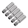 Aibecy 5pcs AllMetal Heatbreak Throat MK8 Extruder Throat Tube M6 Screw 26mm Length Compatible with CR10/Ender Series 3D Printer Hotend