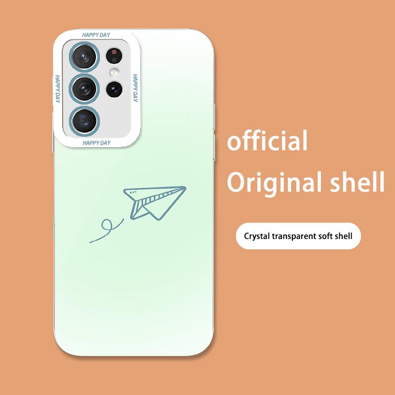 Samsung S23puls Gradient 20Smile23puls Ультрапрозрачный чехол для A54 — полный комплект с защитой от падений.