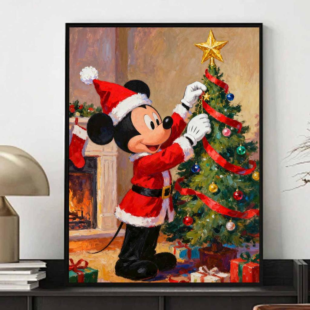 Disney 5D Diamond Painting Kit Christmas Mickey Home or Office Home Decor Art Diamond Painting Kit