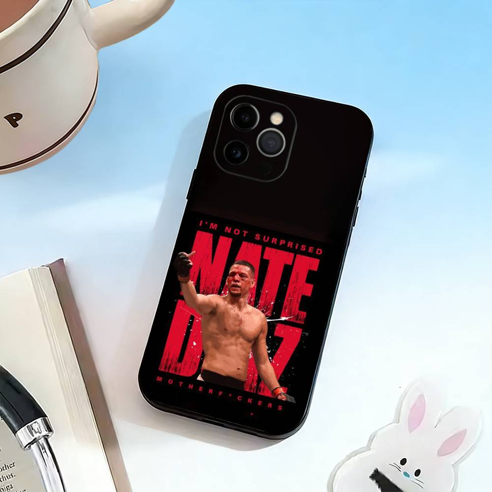 N-Прозвище-Нейт Диаз Чехол для телефона Силиконовый Мягкий Для IPhone 17 16 15 14 13 12 11 X XR Plus Pro Max Plus
