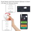 Tuya ZigBee Smart Knob Scene Switch Dimmer Removeable Wireless Scene Linkage Push Button Light Automation Scenarion Remote Panel