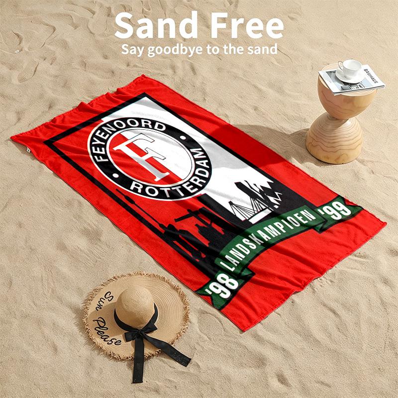 Feyenoord Rotterdam Beach towels also serve as bath towels summer essential a musthave for the outdoors the beach and the pool