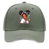 Cute Black Girl Peace Sign Cartoon Portrait Sandwich Baseball Cap Unisex Women Sun Cap Outdoor Workouts Hat