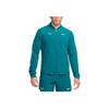 Куртка мужская Dri-FIT с принтом логотипа Рафы, для улицы, повседневная, спортивная, на молнии, цвет кристально-пещерно-синий DV2885-381
