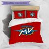 Mv Agusta Printed 3PCS Bedding Set Soft Breathable Duvet Cover Pillowcases Set Washable Bedroom Decor Home Gift