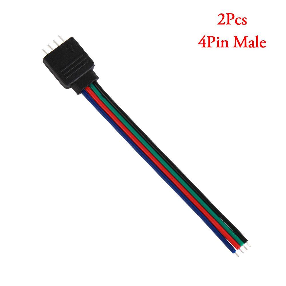 2/10 Pcs Hot LED Strip Light For 3528 5050 Adapter 4 pin 5 Pin Wire  Male Female Connector