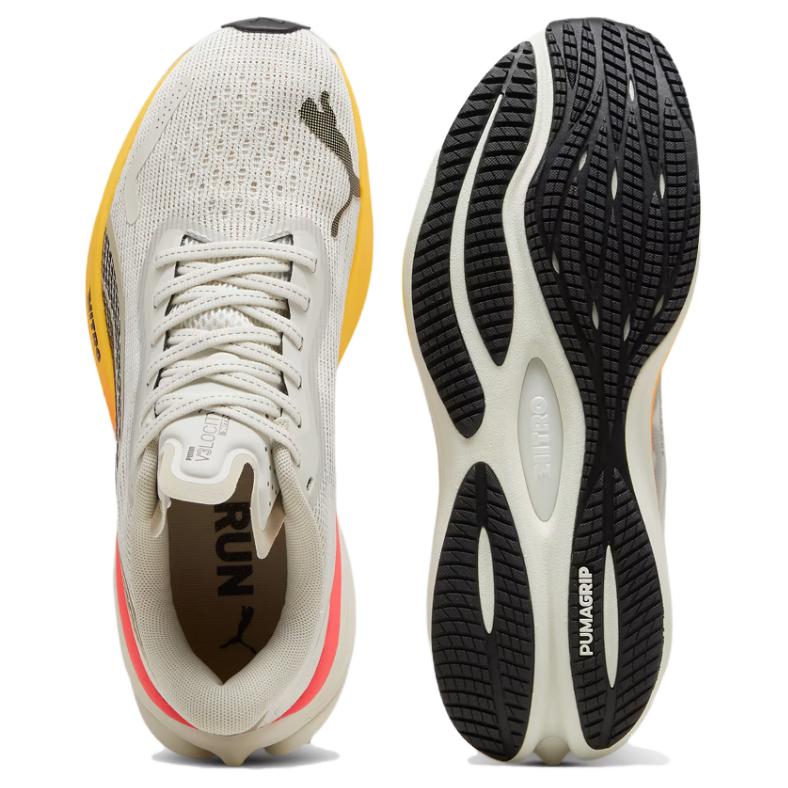 Puma Velocity Nitro 3 Vapor Grey Sun Stream Women Sneakers Sunset-Glow 377749-08