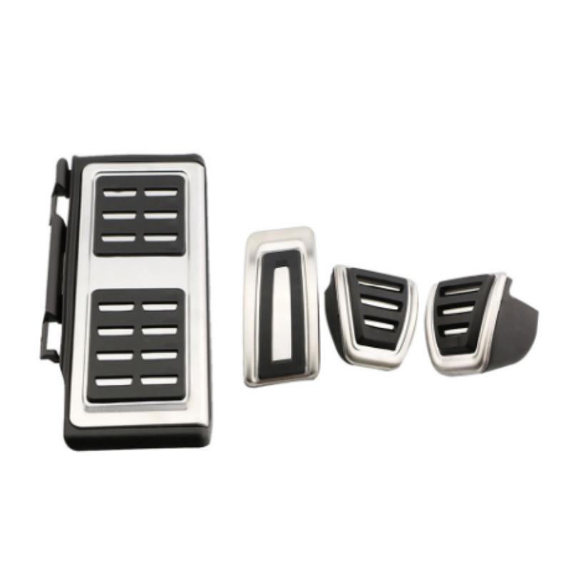 Автомобильные педали из нержавеющей стали для A3 8V S3 RS3 Sportback Cabrio Limousine LHD 2012-2020, чехол для автоматической педали