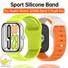 Sport Silicone Band For Redmi Watch 5 4 Strap Accessories Replacement Breathable Watchband Bracelet For Xiaomi MiBand 8 Pro 9Pro