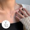 Кулон-качалка на цепочке для женщин, ожерелье с подвеской-лошадкой, милое ожерелье с качалкой из страз, подарок жене, девушке