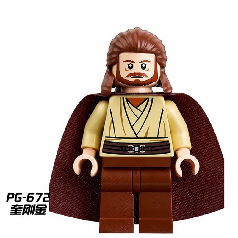 Star Wars Minifigures Yoda Darth Vader Luke Han Solo Mandalorian Set Building Blocks Toys Gifts Pg792