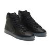 Converse Cons Pro Leather High Черный Лед Черный Прозрачный Противоскользящие и Износостойкие Высокие Кроссовки для Скейтбординга Унисекс Черный