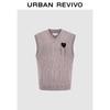 UR 2025 Men's Textured Love Heart Sleeveless Knit Vest