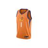 NBA Retro Ventilated Basketball Jersey Vest, Booker No. 1 Men Tops Orange CV9491-846