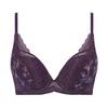 AMOSTYLE Natural Slim Quiet M022 Size G70 Bra, Garden, (Purple),