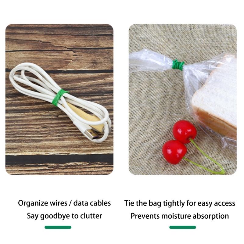 Садовое растение Мягкая проволока Садовая гибкая завязка Мягкая садовая завязка Цветная скрутка Резиновая завязка Садовый инструмент Для овощей