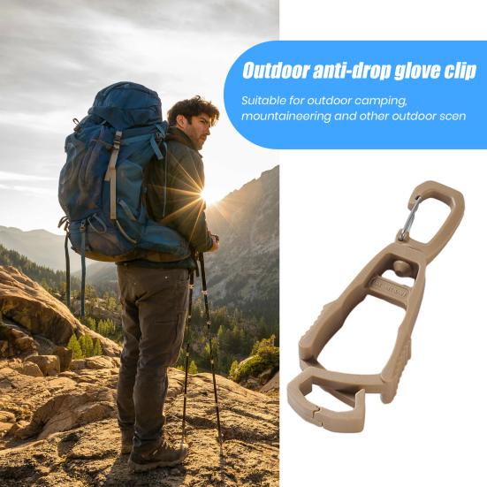 Зажимы для уличных перчаток для работы Быстросъемный портативный держатель для перчаток Зажим для строителей Очки Шлемы Зажим для захвата перчаток Безопасность труда Пластик