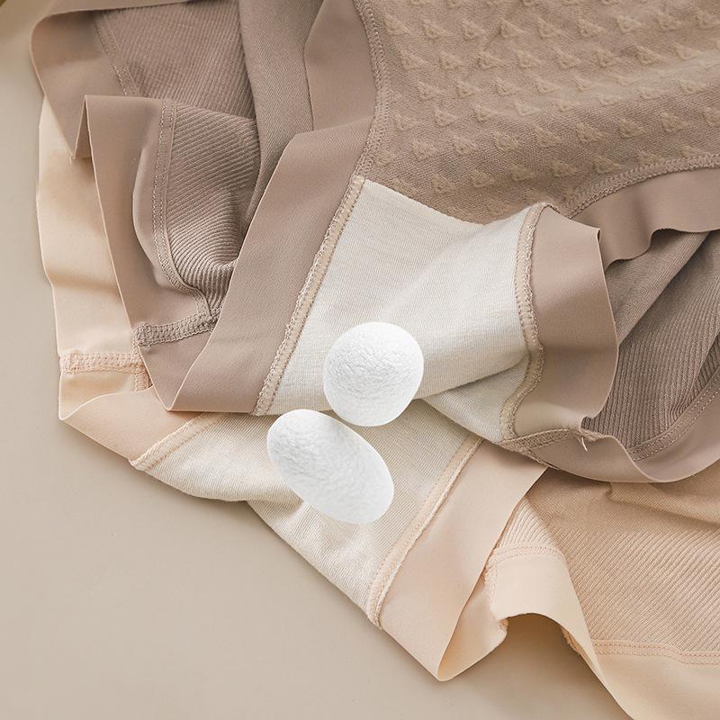 Женское антибактериальное нижнее белье с высокой талией, облегающее живот, бесшовное дышащее треугольное нижнее белье