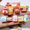 9pcs Refrigerator Magnets  Kawaii Cartoon Food Fridge Magnets  Cute Decorative Magnets Personalized Fridge Magnet Locker Cabinet