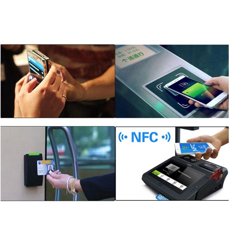 Стикер «сделай сам», 6 шт., черный антиметаллический стикер, NFC Ntag213, бирки NTAG 213, металлические этикетки, значки
