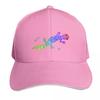 Bright rainbow geckos Baseball Cap Hat Unisex Luxury Beach Outing Military Tactical Cap beach hat Golf Unisex Womens